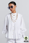 KAREN WALKER FURROW SHIRT-OFF WHITE