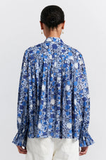 KAREN WALKER FURROW SHIRT-BLUE MULTI