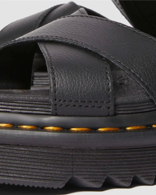 DR MARTENS VOSS II CROSS STRAP SANDAL.