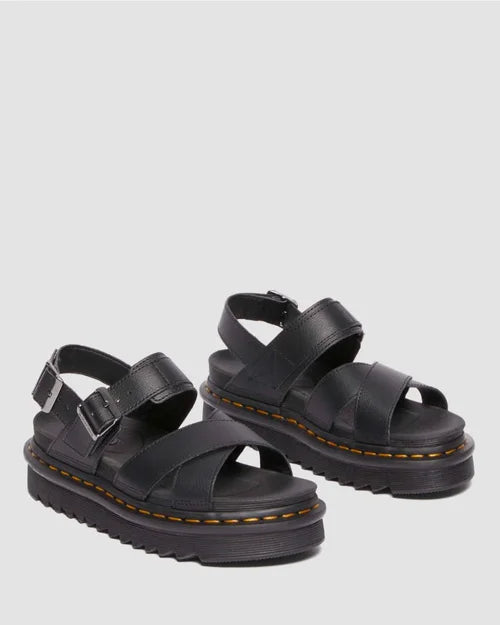 DR MARTENS VOSS II CROSS STRAP SANDAL.