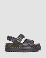 DR MARTENS VOSS II CROSS STRAP SANDAL.