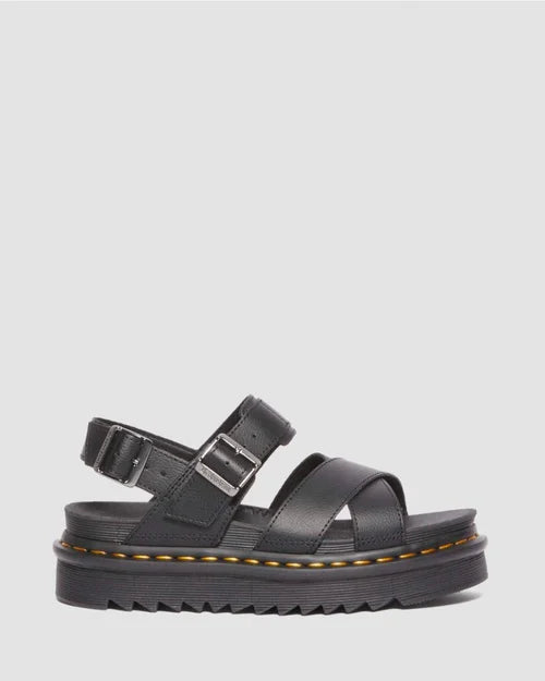 DR MARTENS VOSS II CROSS STRAP SANDAL.