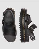DR MARTENS VOSS II CROSS STRAP SANDAL.