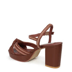 MISS WILSON HELLER HEEL-WALNUT CALF