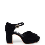 KATHRYN WILSON POLLY HEEL-BLACK SUEDE