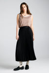 KAREN WALKER SUNRAY PLEATED SKIRT-BLACK