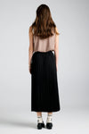 KAREN WALKER SUNRAY PLEATED SKIRT-BLACK