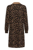 SAINT TROPEZ PALOMA SZ DRESS-TIGERS EYE SPOTTY LEOPARD