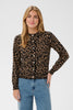 SAINT TROPEZ PALOMA SZ CARDIGAN-TIGERS EYE SPOTTY LEOPARD