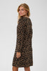 SAINT TROPEZ PALOMA SZ DRESS-TIGERS EYE SPOTTY LEOPARD