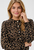 SAINT TROPEZ PALOMA SZ CARDIGAN-TIGERS EYE SPOTTY LEOPARD