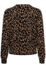 SAINT TROPEZ PALOMA SZ CARDIGAN-TIGERS EYE SPOTTY LEOPARD
