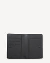 SABEN LINZ PASSPORT WALLET-BLACK