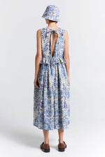 KAREN WALKER CORDYLINE DRESS-BLUE