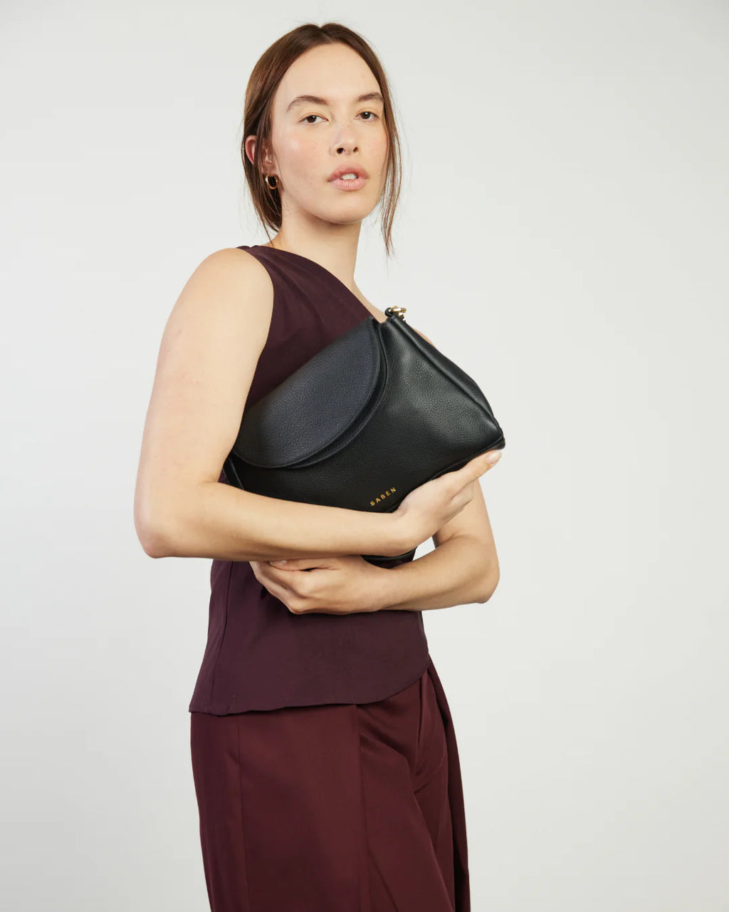 SABEN BECKETT SHOULDER BAG-BLACK