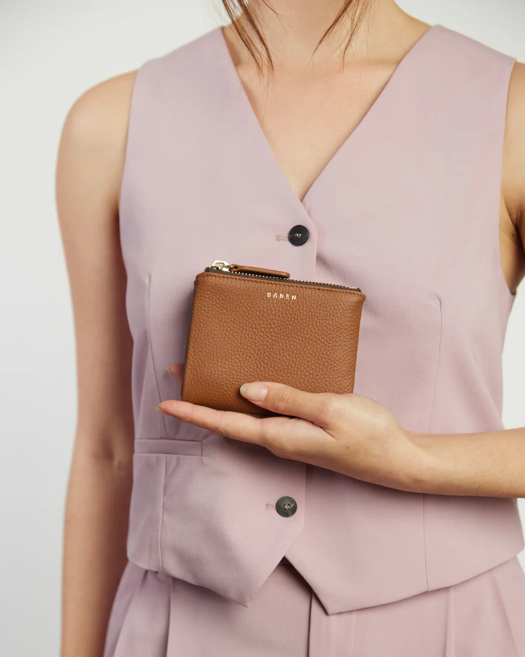 SABEN DELILAH WALLET-TAN