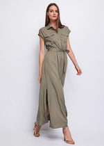 GAUDI SHIRT DRESS-KHAKI