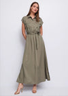 GAUDI SHIRT DRESS-KHAKI
