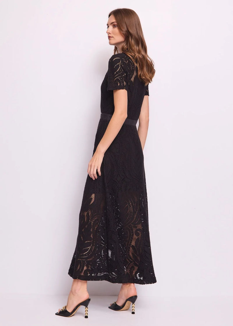 GAUDI LACE DRESS-BLACK
