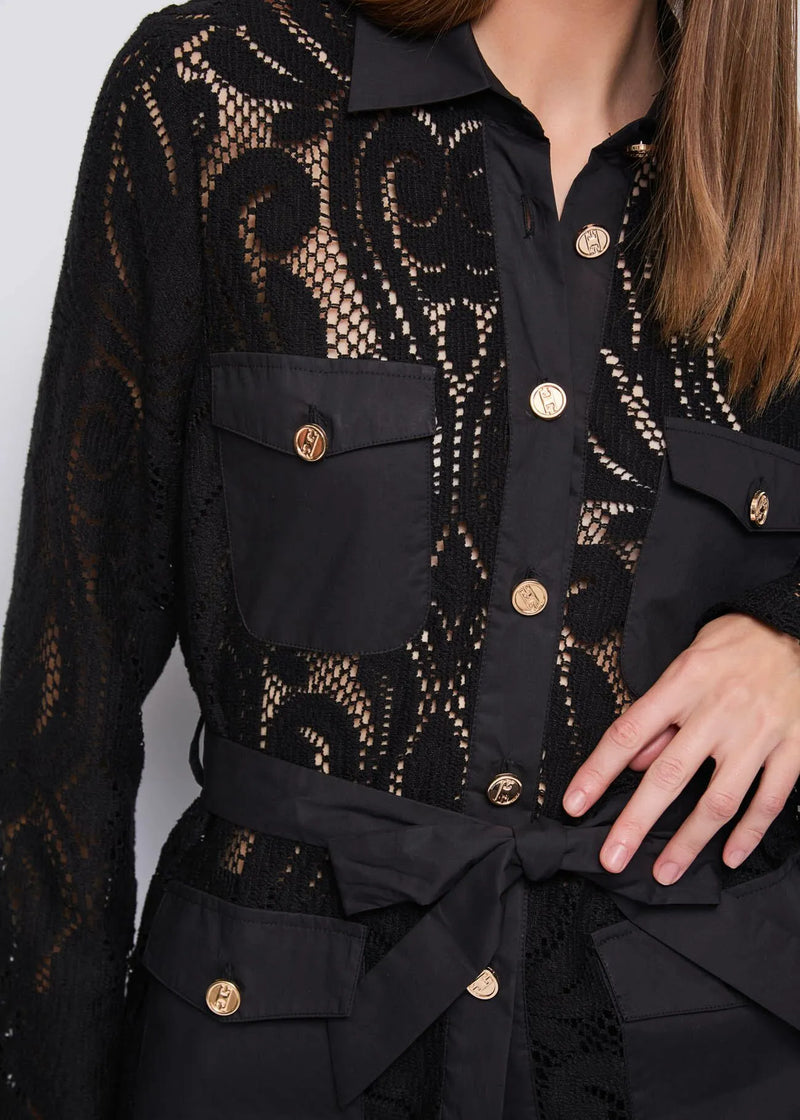 GAUDI LACE JACKET-BLACK