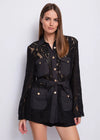 GAUDI LACE JACKET-BLACK