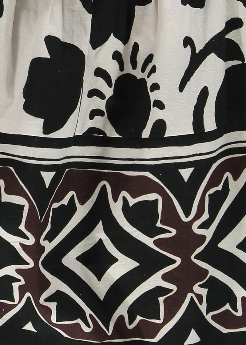 GAUDI PRINTED COTTON TOP