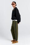 KAREN WALKER PROMENADE TROUSER-KHAKI