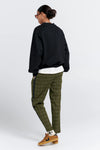 KAREN WALKER PROMENADE TROUSER-KHAKI