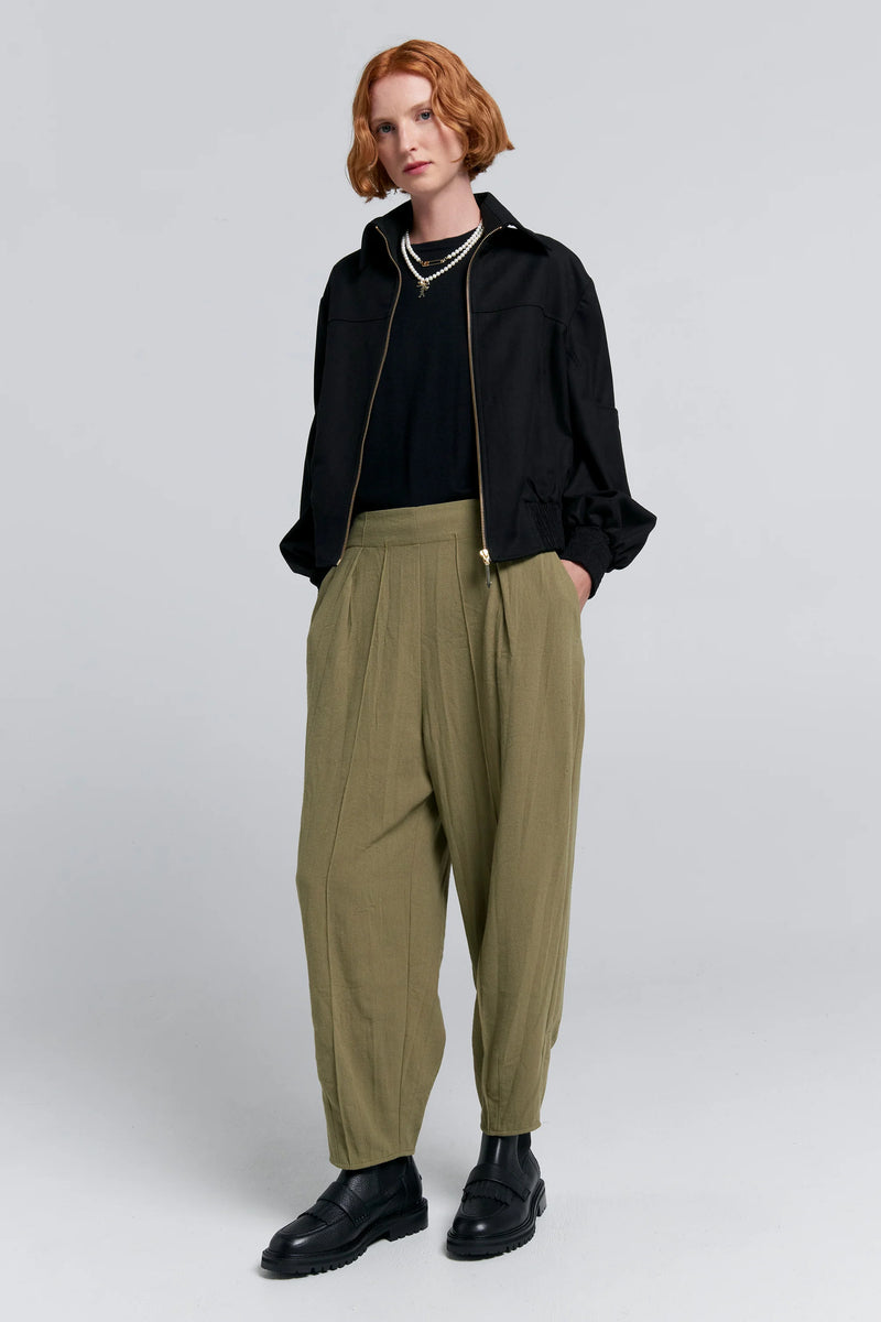 KAREN WALKER WANDERER PANT-GREEN