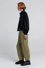 KAREN WALKER WANDERER PANT-GREEN