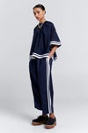 KAREN WALKER BOAT PANTS-NAVY
