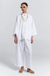 KAREN WALKER BOAT PANTS-OFF WHITE