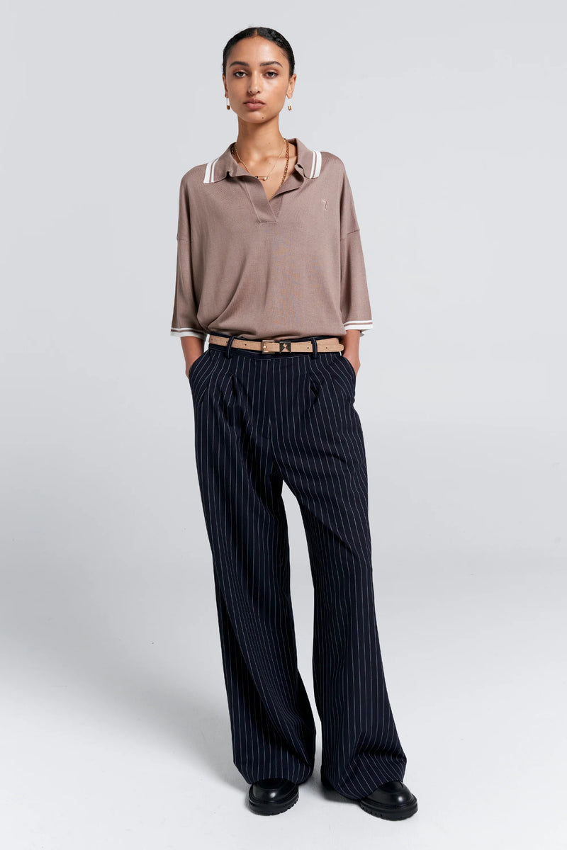KAREN WALKER WALKER TROUSER-NAVY