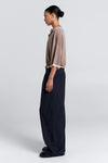 KAREN WALKER WALKER TROUSER-NAVY