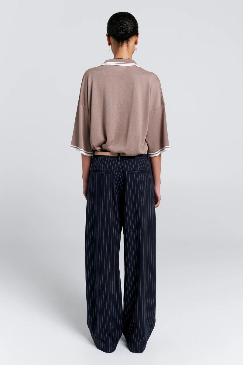 KAREN WALKER WALKER TROUSER-NAVY