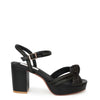MISS WILSON HELLER HEEL-BLACK CALF