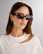 LUV LOU THE CAMERON EYEWEAR-BLACK