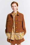 KAREN WALKER ANTIQUARIAN JACKET-CHESTNUT