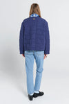 KAREN WALKER QUILTED DRIFT JACKET-NAVY