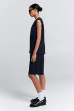 KAREN WALKER IVY WAISTCOAT-NAVY