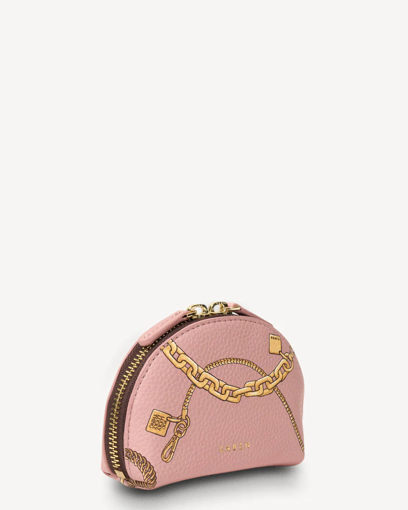 SABEN GAIA MINI POUCH-DESERT ROSE CHAIN PRINT