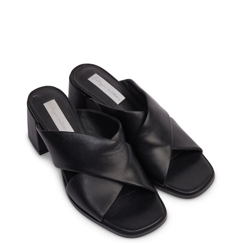KATHRYN WILSON LANE MULE-BLACK CALF