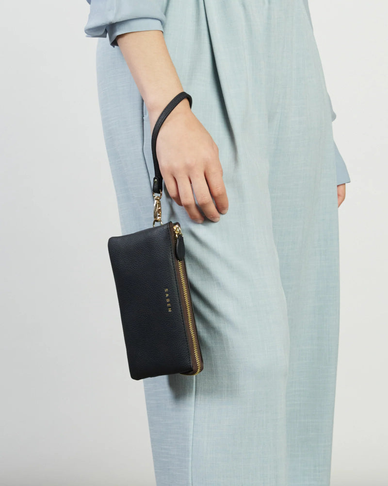 SABEN TILLY CROSSBODY WALLET-BLACK