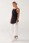 TAYLOR LONG EXTENSION TANK-BLACK