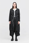 TAYLOR DIFFUSED SCOPE COAT-BLACKENED GREY