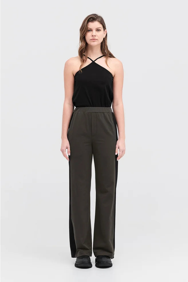 TAYLOR REVERSED CHUTE PANT-TARMAC/BLACK