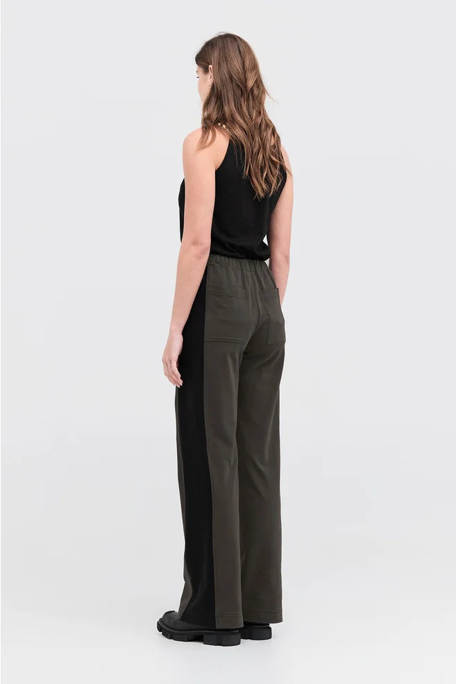TAYLOR REVERSED CHUTE PANT-TARMAC/BLACK