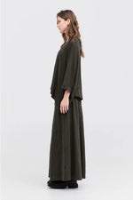 TAYLOR KNIT OPPOSITION SKIRT-TARMAC/BLACK
