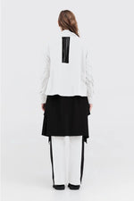 TAYLOR STRIP BRINK SWEATER-BLACK/IVORY
