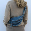 LOLLYS LAUNDRY HOLLY BELT BAG-WASHED DENIM